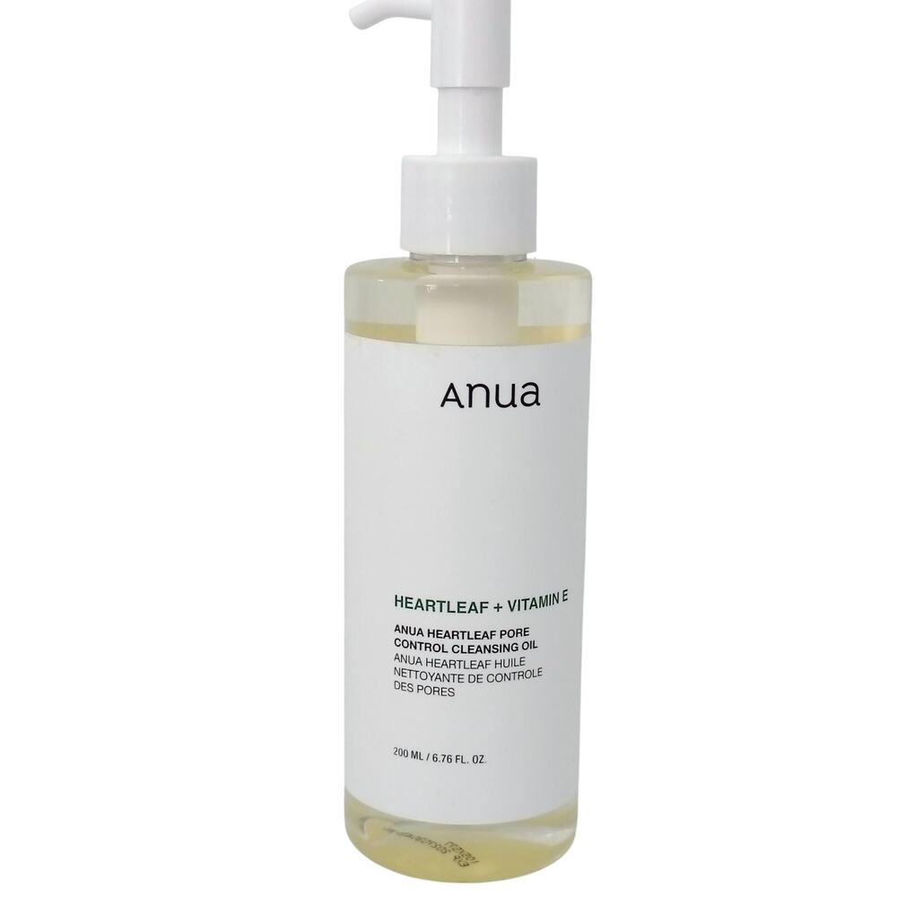 Anua Heartleaf + Vitamin E Pore Control Cleansing Oil 6.76 oz. Korean Beauty